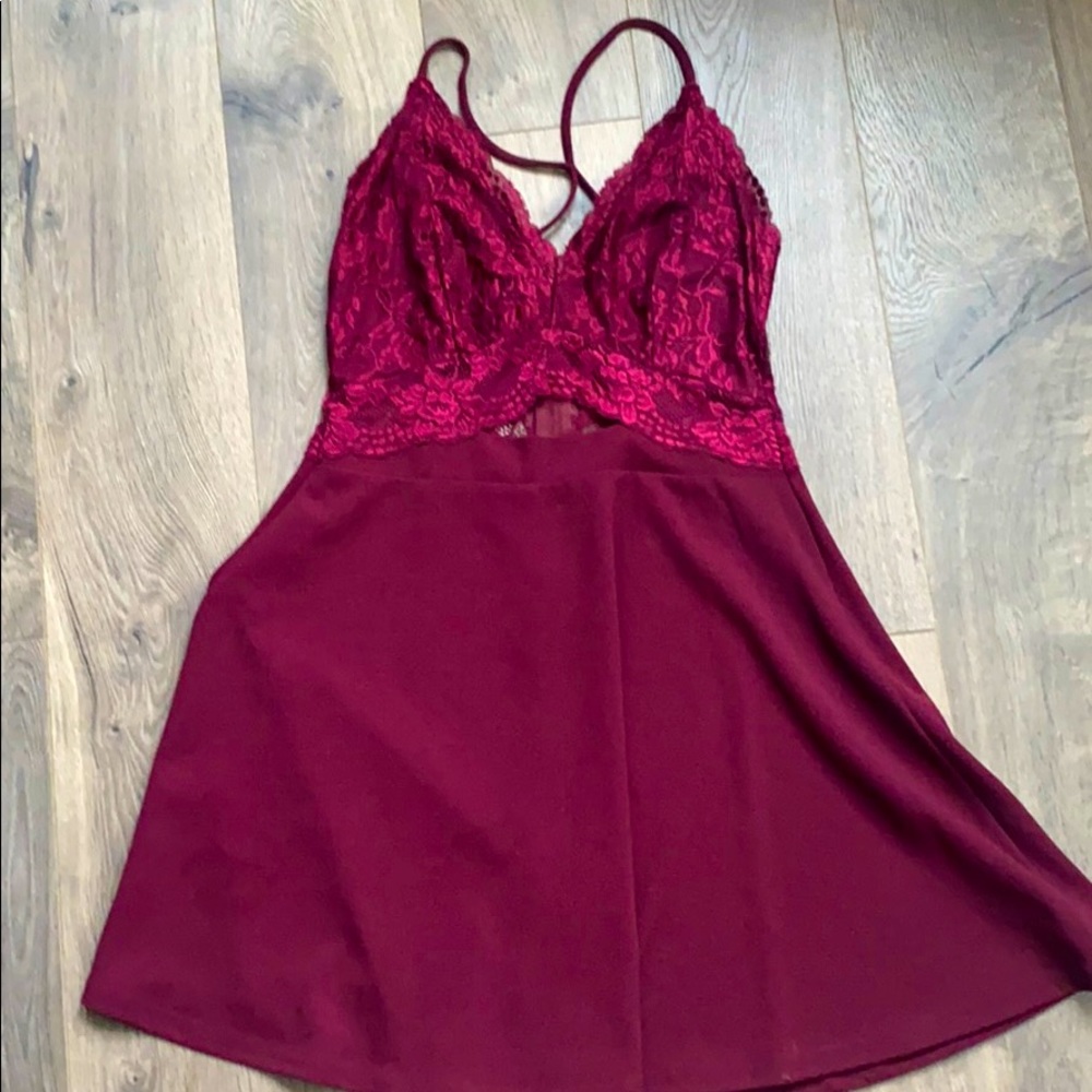 Windsor Maroon Mini Dress